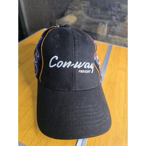 Con-Way Freight # 6 Colin B Roush Fenway Racing Adj. Adult Baseball Ball Cap Hat - Picture 1 of 8